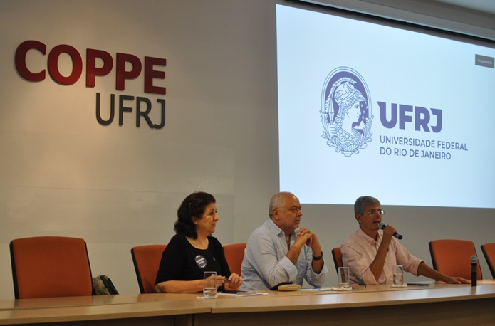 Medronho e Cássia apresentam suas propostas para a UFRJ, na Coppe